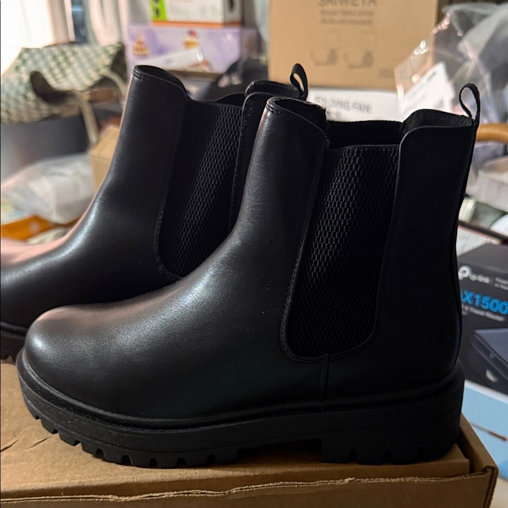 Black Chelsea Boots